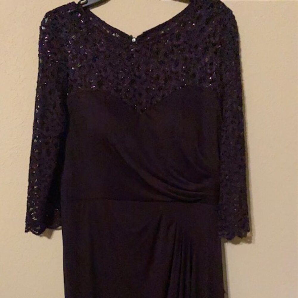 Purple Formal Gown with Sequin